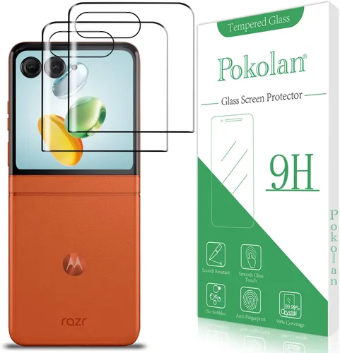 Miniatura 18 de Pokolan Paquete de 3 protectores de pantalla de privacidad para Motorola Moto G Power 5G 2025, película de vidrio templado privado anti espía