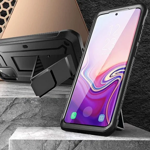 Miniatura 2 de SUPCASE Funda para Samsung Galaxy S20 FE 5G con Protector de Pantalla (Unicorn Beetle Pro), [Soporte Integrado y Clip para Cinturón] Funda Negro