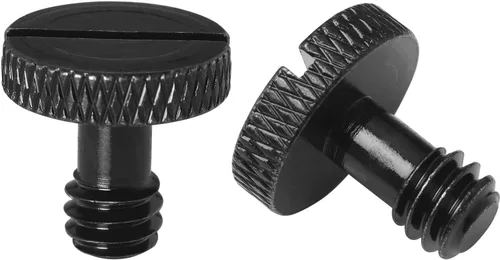 Miniatura 3 de Tornillo de cámara LUORNG 4PCS 1/4 Tornillo ranurado para cámara Ttrípode Placa de liberación rápida