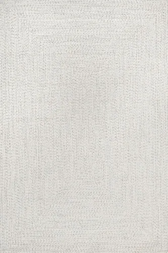 Miniatura 3 de nuLOOM 3 x 5 pies Alfombra trenzada sólida para interiores y exteriores, apta para mascotas, resistente al tráfico y a la intemperie, para patio
