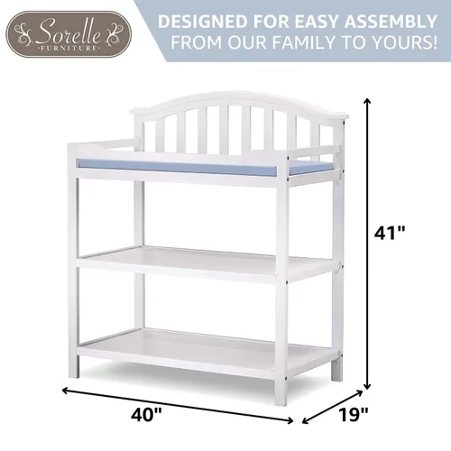 Miniatura 3 de Sorelle Furniture Berkley - Cómoda para guardería, muebles de dormitorio de niños, cajones de tocador, mesita de noche para habitación de niños