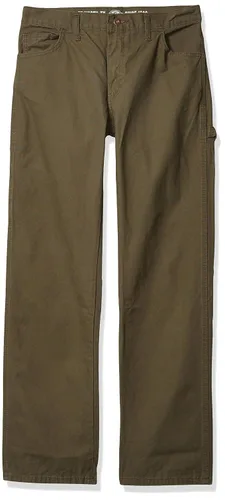 Miniatura 28 de Dickies Jeans de carpintero para hombre, ajuste relajado, pierna recta, Negro, 30 x 30