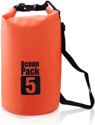 Miniatura 16 de Bolsa seca flotante impermeable Bear Outdoor, para canotaje, kayak, senderismo, snowboard, acampada, rafting, pesca y excursionismo Negro