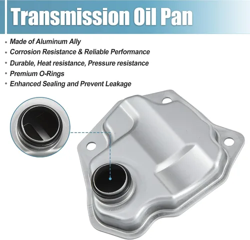 Miniatura 4 de X AUTOHAUX Filtro de transmisión cárter de aceite para Nissan NV200 2.0L CVT S 2013 2014 para Nissan NV200 2.0L CVT SV 2013 2014 31728-1XF02