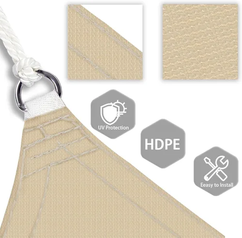 Miniatura 3 de Patio Paradise - Toldo parasol rectangular de 12 x 12 pies, Toldo con bloqueador de luz solar para patio, Toldo para patio, Toldo resistente
