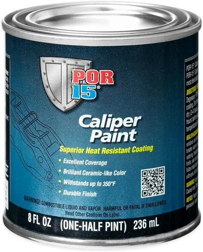 POR-15 Pintura para Calibrador de Frenos de Alta Temperatura, Recubrimiento Resistente al Calor, 8 Onzas Líquidas, Azul