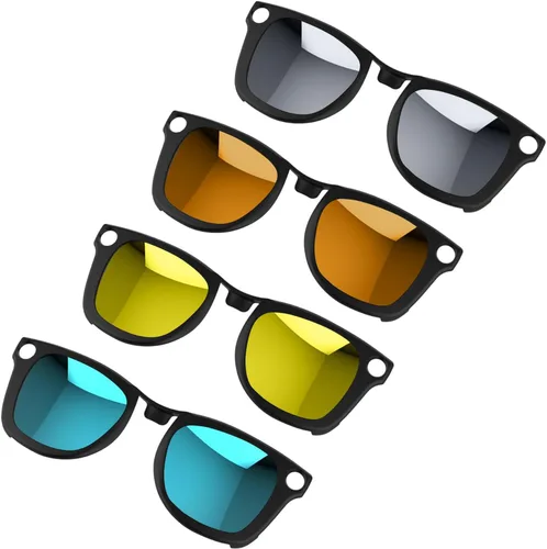 Miniatura 11 de 2 clips polarizados para Ray-Ban Meta Wayfarer y Gen 2 (RW4008/RW4012, talla L, 53-22), clip fotocromático para protección UV Meta Wayfarer Gen 2