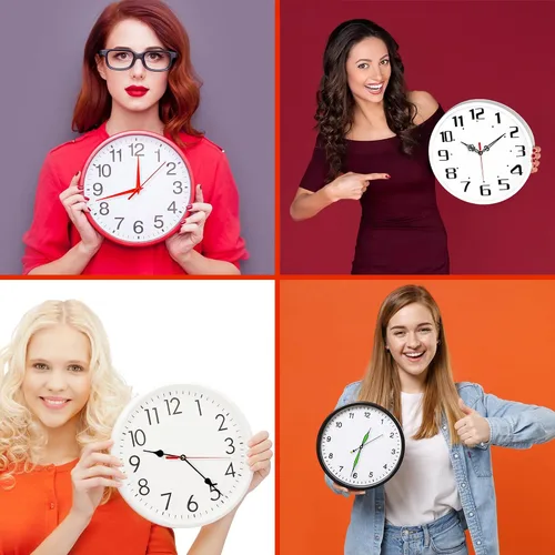 Miniatura 7 de 6 PIEZAS Kit de Reemplazo de Mecanismo de Movimiento de Reloj de Cuarzo de Alto Par con 10 Pares Diferentes de Manecillas para Reloj de DIY estilo 2