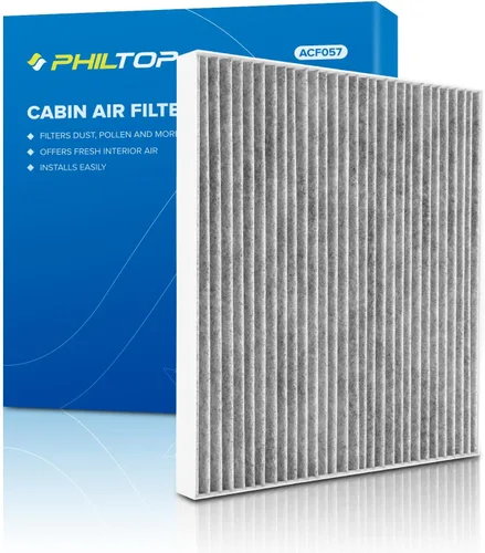 PHILTOP Filtro de aire de cabina HEPA con carbón activado, compatible con CF10371 Cadillac CTS 2003-2013, STS 2005-2011, SRX 2004-2009, filtro de