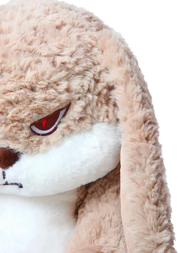 Miniatura 2 de ZEIO Grumpy Bunny - Peluche de conejo de peluche de 15.7 pulgadas con orejas flexibles, juguetes de peluche suaves para abrazar, perfecto para un