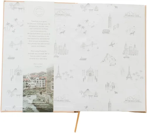 Miniatura 2 de Promptly Journals, Un diario de viaje completo: desde el embarque hasta la exploración (durazno campestre, naranja, cuero sintético) Diario