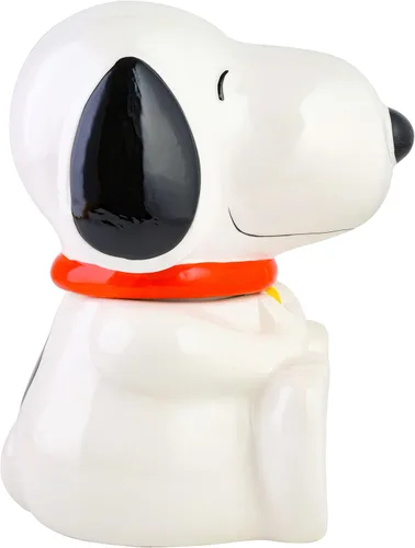 Miniatura 4 de Peanuts Tarro clásico de galletas Snoopy, recipiente de almacenamiento de cocina de cerámica de 10.7 pulgadas, tarro coleccionable de dibujos