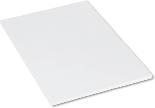 Pacon 5296 - Cartón de peso mediano, 36 x 24 pulgadas, color blanco (paquete de 100)