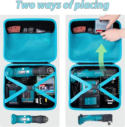 Miniatura 2 de Aenllosi Organizador de transporte de repuesto para Makita XMT03Z 18V LXT Litio-Ion Multi-herramienta inalámbrica