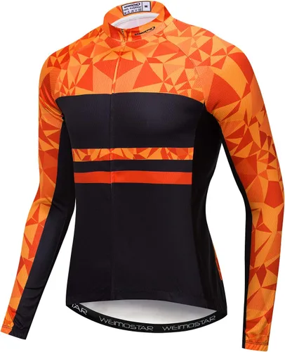 Miniatura 46 de Weimostar Hombre Ciclismo Jersey Manga Corta Bicicleta Ropa Multicolor Diamante