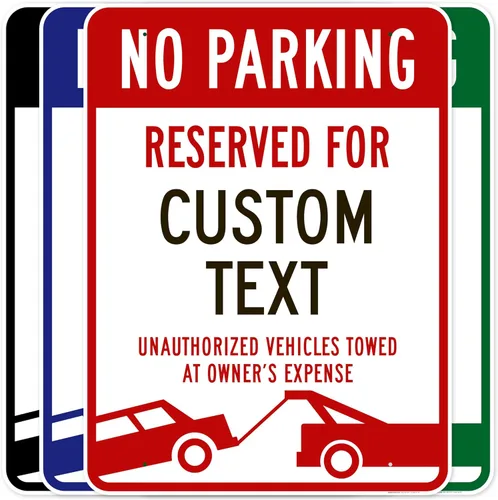 Miniatura 11 de My Sign Center - Letrero personalizado de no estacionamiento, letrero de estacionamiento reservado personalizado para negocios, 10 x 14 pulgadas