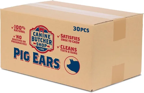 Miniatura 9 de Orejas de cerdo en tiras de Canine Butcher Shop para perros, fabricadas en EE. UU., orejas de cerdo en láminas de cerdo, naturales, golosinas