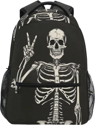 Miniatura 13 de JIPONI Mochila para mujeres y hombres, mochila escolar para estudiantes, mochila de viaje para computadora portátil, mochila Daypack-F, Navidad