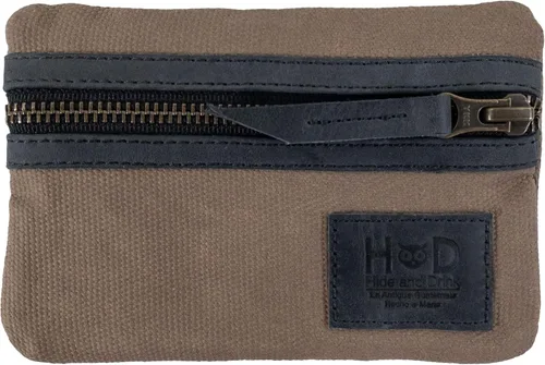 Miniatura 2 de Hide & Drink, Estuche de bolsillo multiherramientas, Bolsa compacta multiusos con cremallera para artículos de diario (EDC), Mini estuche de Carbón