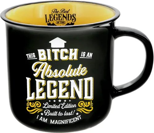 Miniatura 12 de Pavilion Gift Company - Mom The Legend - Taza de cerámica de 13 onzas, taza de café de doble cara, regalo del día de la madre, 1 unidad, paquete