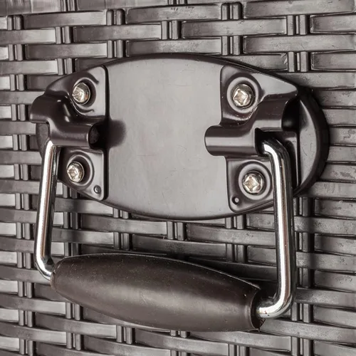 Miniatura 6 de Henf Baúl de hielo con ruedas de 80 cuartos de galón con estante inferior, enfriador de bebidas portátil para patio, bar, bebida, baúl con abridor