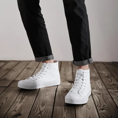 Miniatura 73 de ZGR Tenis de lona para hombre, con cordones, clásicos, casuales, para caminar