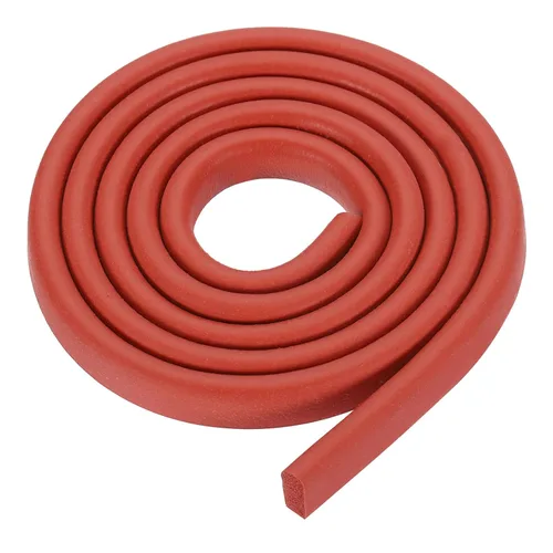Miniatura 14 de uxcell Varilla de espuma de 3.28 pies, relleno de juntas sólidas en forma de D de 1.18 x 0.59 pulgadas, tira de sellado de espuma para protector