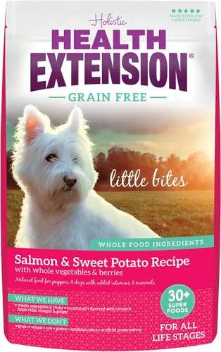 Miniatura 13 de Health Extension Fórmula Little Bites de Croquetas Pequeñas de Búfalo y Pescado Blanco Sin Granos con Más de 30 Superalimentos y Probióticos