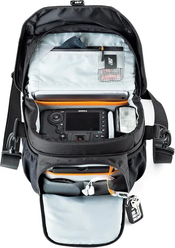 Miniatura 6 de Lowepro LP37121, Bolso para cámara Nova 170 AW II, Compatible con DSLR con lente de 24-105mm acoplada, dron fotográfico compacto, 1-2 lentes