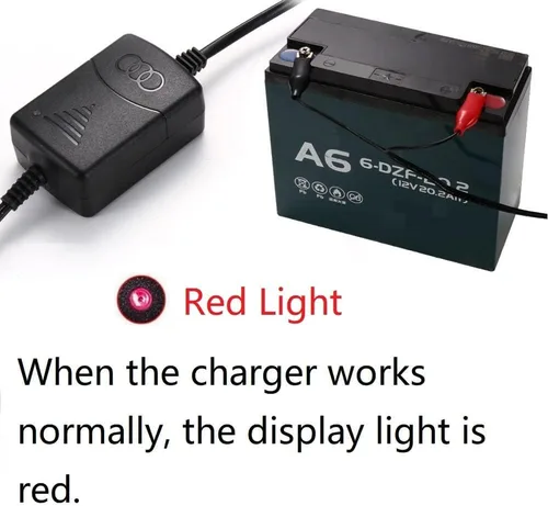 Miniatura 5 de Cargador de batería de plomo ácido sellado de 12V, 100V-240V AC 50/60 Hz a 12V DC 1300mA SLA cargador de batería, con protección contra
