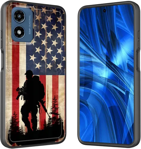 Miniatura 199 de Funda para Moto G 5G 2023, [probada en caídas de grado militar], resistente, resistente, resistente, a prueba de golpes, funda protectora