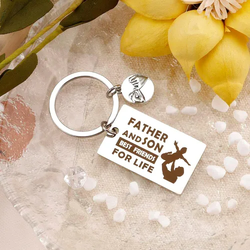 Miniatura 4 de OALCQ Regalos para padres de hija, regalo para papá, llavero para padres, regalo de niños, regalos para papá