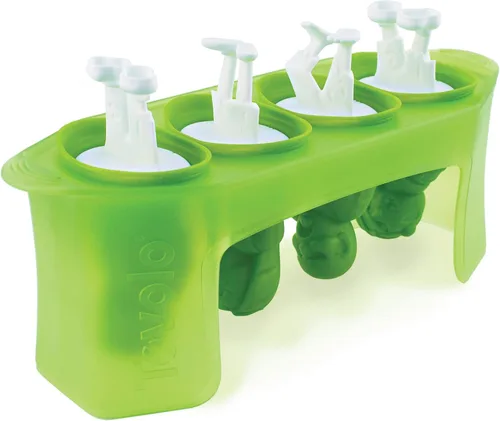 Miniatura 4 de Tovolo Zombie Ice Pop - Juego de moldes de 4 moldes de silicona para paletas de Halloween con palos de esqueleto, aptos para lavavajillas, moldes