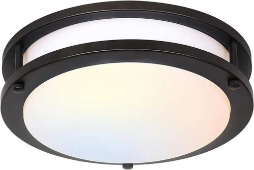 Miniatura 13 de hykolity Accesorio de lámpara de techo LED de montaje empotrado de 10 pulgadas, 17W, 1100lm, 2700K/3000K/3500K/4000K/5000K Luces de techo