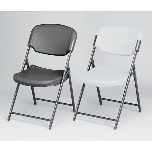 Miniatura 4 de Iceberg Enterprises Rough N Ready Series - Silla plegable de resina, marco de acero, carbón - US-ICE64007