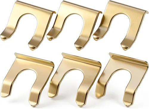 Miniatura 9 de 10 piezas de clips de línea de freno, clips de línea de freno de metal en forma de U, retenedor de línea de freno, soporte de manguera de freno, 10
