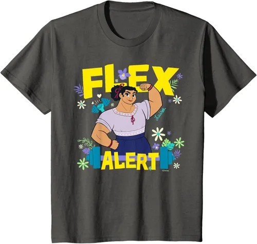 Miniatura 37 de Disney Encanto Luisa Madrigal Flex Alert Camiseta, Negro