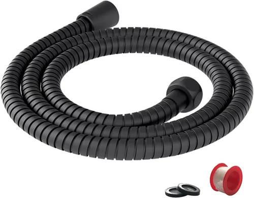 Extensión de manguera de ducha, manguera de ducha extra larga de acero inoxidable de 72 pulgadas para cabezales de ducha de mano, repuesto de Mate