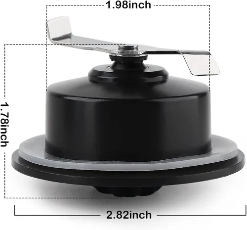 Miniatura 4 de Anbige Cuchilla de piezas de repuesto con 2 juntas, compatible con mezcladoras Black&Decker BL1110BG BL1120BG BL1130SGM BL1820SGM BL1830SGM