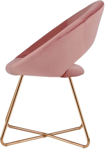 Miniatura 4 de DUHOME Sillas modernas de terciopelo con acento para sofá individual, cómodas sillas tapizadas, sillas de descanso de mediados de siglo con patas