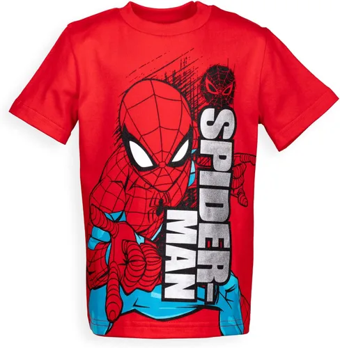 Miniatura 7 de Marvel Spider-Man - Paquete de 4 camisetas sin botones para niños pequeños a grandes