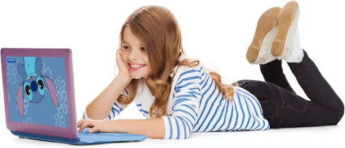 Miniatura 4 de Lexibook, Disney Stitch, portátil bilingüe y educativo español/inglés, juguete para niños, 170 actividades para aprender, jugar juegos y música