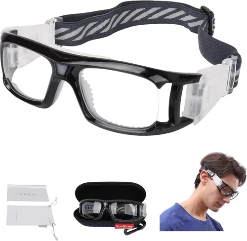 Miniatura 17 de SooGree Sports Goggles Racquetball Glassess Basketball Football Soccer Goggles for Men & Women Adjustable Strap