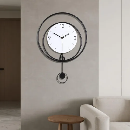 Miniatura 6 de Dankeit 13inch Decorative Wall Clock, Silent Non-Ticking Quality Quartz Battery Operated, Large Wall Clock for Living Room Kitchen Home Bathroom