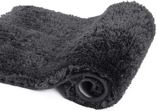 Miniatura 18 de Walensee Alfombra de baño antideslizante (16 x 24 pulgadas, color rubor) absorbente de agua, microfibra suave, lavable a máquina, alfombra de baño