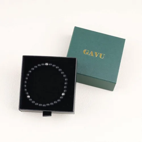 Miniatura 7 de GAVU Pulsera de cristal con cuentas de piedra Fleur De Lis