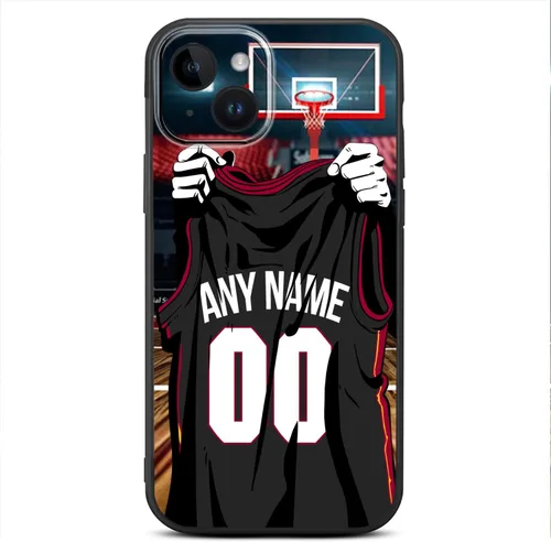 Miniatura 26 de Nombre y número personalizados de bricolaje – Camiseta de baloncesto de Oklahoma City – Funda de silicona líquida para iPhone 17 Air 16 15 Pro Max