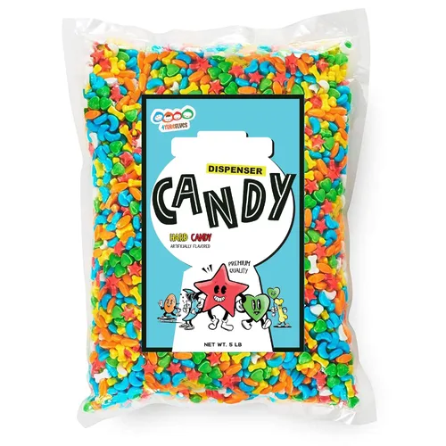 Wee Winkers - 5 libras de caramelos a granel para máquina de dulces, el relleno perfecto para tu máquina de chicles, formas variadas con sabor a