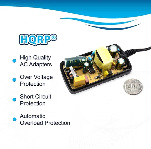 Miniatura 3 de HQRP Adaptador de CA de 18 V/adaptador de 18 voltios compatible con Jim Dunlop MXR Blow Torch Distortion M181 / Slash Signature Cry Baby Wah Wah