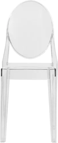 Miniatura 8 de Marion - Silla de comedor de acrílico transparente, juego de 2